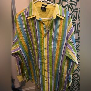 Men’s Multi colored dress shirt A128